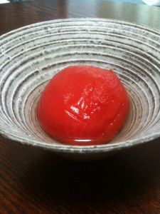 トマトのシロップ煮